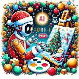 Christmas AI Art Draw Paint