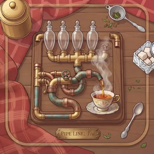 Pipe Line Puzzle: Tea