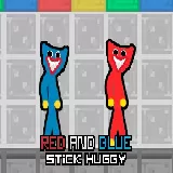 Red and Blue Stick Huggy