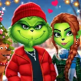 The Grench Couple Holiday Dress up