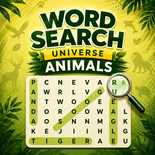 Word Search Universe Animals